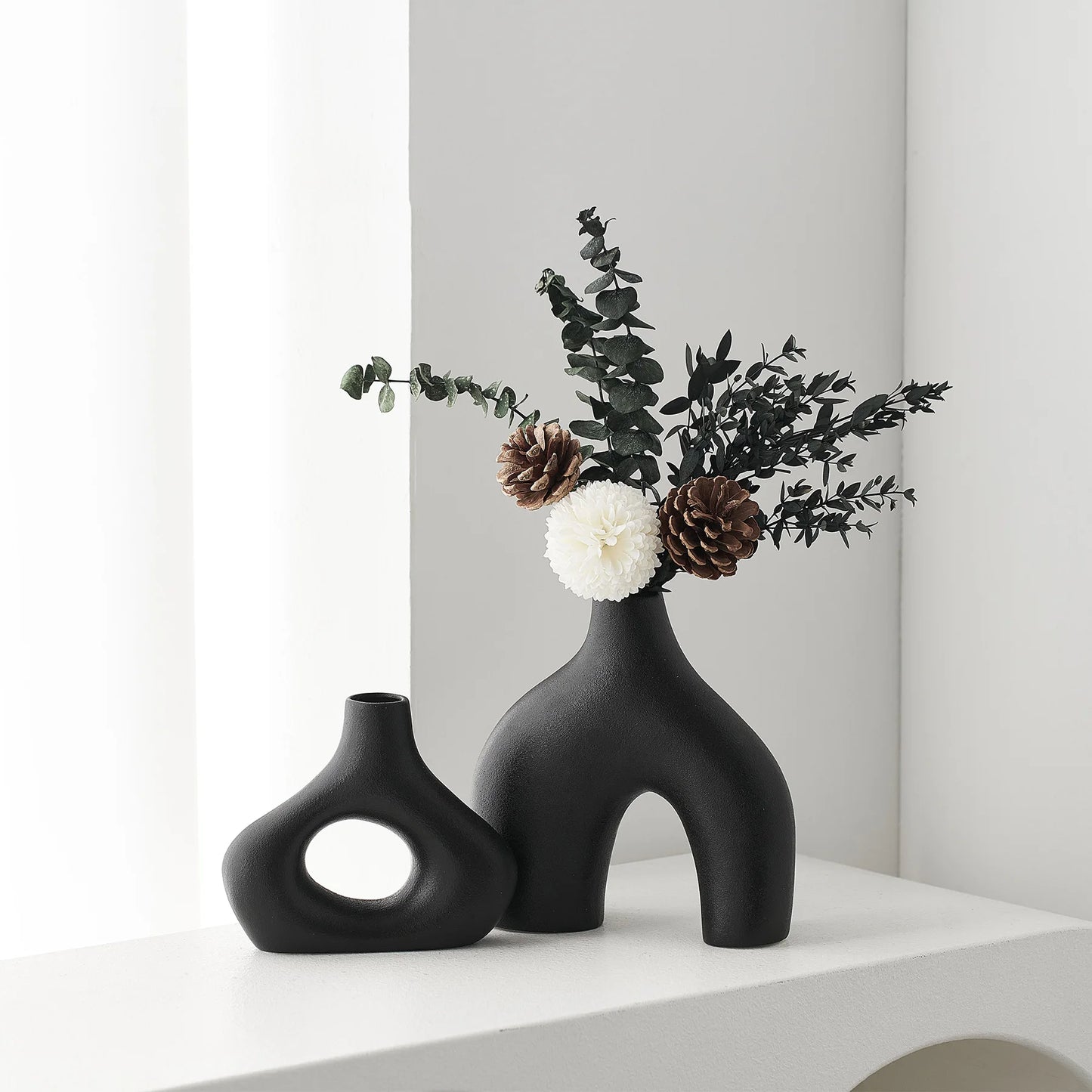 Nordic Ceramic House Vase